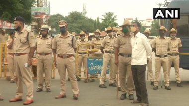 Karnataka Bandh Updates: Heavy Police Force Deployed in Kalaburagi As Farmers to Protest Against State Farm Bills