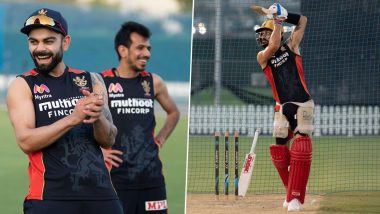 RCB Captain Virat Kohli in Cheerful Mood Ahead of IPL 2020, Skipper Shares Pictures After Another Top Training Session