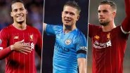 Kevin De Bruyne Named PFA Player of the Year: Liverpool Stars Virgil Van Dijk and Jordan Henderson Conguratulate Manchester City Footballer for the Award
