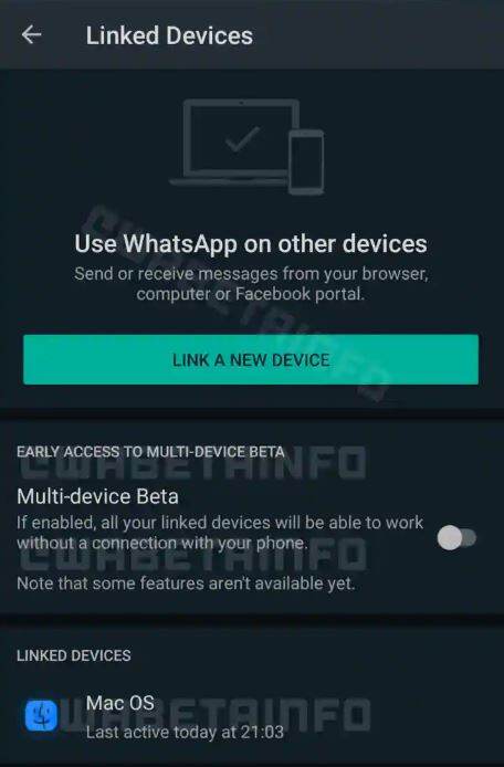 WhatsApp Multi-device Feature