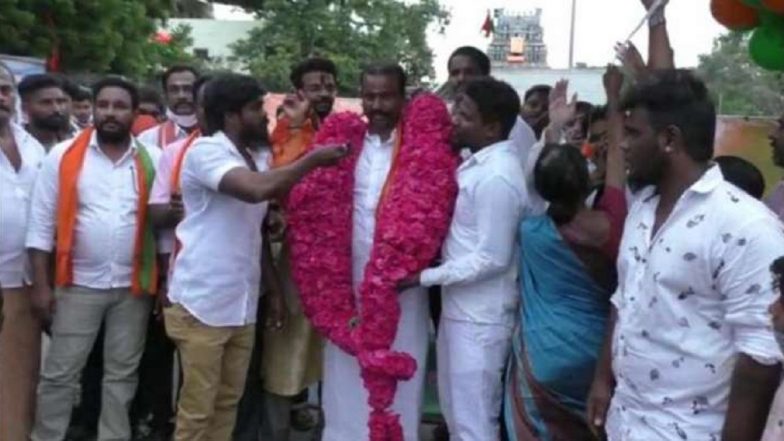 Helium Balloons Explode During PM Narendra Modi’s Birthday Celebrations in Chennai, Over 30 BJP Workers Injured (Watch Video)