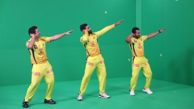 Ravindra Jadeja, Piyush Chawla and Kedar Jadhav Shake a Leg For a Commercial Ahead of IPL 2020 Match Against MI, CSK Comes Up With a Hilarious Caption