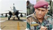 MS Dhoni Happy With the Induction of Rafale in IAF, CSK Captain Wishes Golden Arrows All the Best