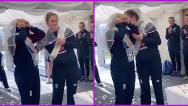 Fake Wedding Arranged for England Women Cricketers Nat Sciver and Katherine Brunt in Bio-Secure Bubble (Watch Video)