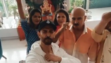 Hrithik Roshan Shares Video of Celebrating Ganesh Chaturthi With Kids and Ex-Wife