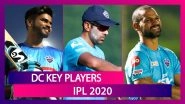 Rishabh Pant, Shikhar Dhawan, Shreyas Iyer and Other Key Players for Team DC in IPL 2020