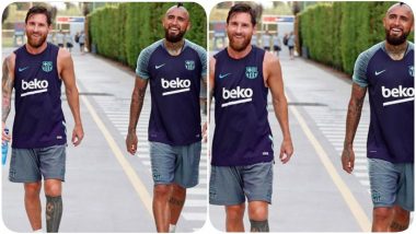 Lionel Messi Shares an Emotional Post on Arturo Vidal as Mid-Fielder Joins Inter Milan, Says ‘Barcelona Dressing Room With Miss You’