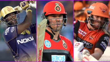 IPL 2020: Andre Russell, AB de Villiers, David Warner and Other Overseas Players to Watch Out for in Indian Premier League Season 13