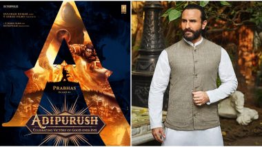 Adipurush: Saif Ali Khan Confirmed to Play the 'Demon Lankesh' in Prabhas' Next with Director Om Raut