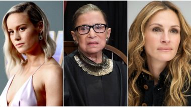 Ruth Bader Ginsburg No More: Julia Roberts, Brie Larson and Others Mourn the Loss of US Supreme Court Justice
