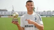 Cristiano Ronaldo Receives IFFHS World's Best International Top Goal Scorer 2019 Trophy, CR7 Posts Picture on Social Media
