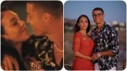 Cristiano Ronaldo Kisses Georgina Rodriguez As the Two Dance To Live Music After Dinner With Pals (Watch Video)