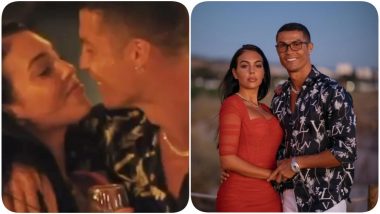 Cristiano Ronaldo Kisses Georgina Rodriguez As the Two Dance To Live Music After Dinner With Pals (Watch Video)