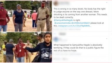 Samyuktha Hegde Assaulted for Wearing Sports Attire While Working Out at a Park in Bangalore, Netizens Come in Support of the Kannada Actress After Video Goes Viral