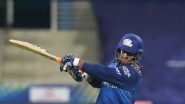Saurabh Tiwary Slams First Six of Dream 11 IPL 2020 During MI vs CSK, Fans Hail Jharkhand Cricketer!