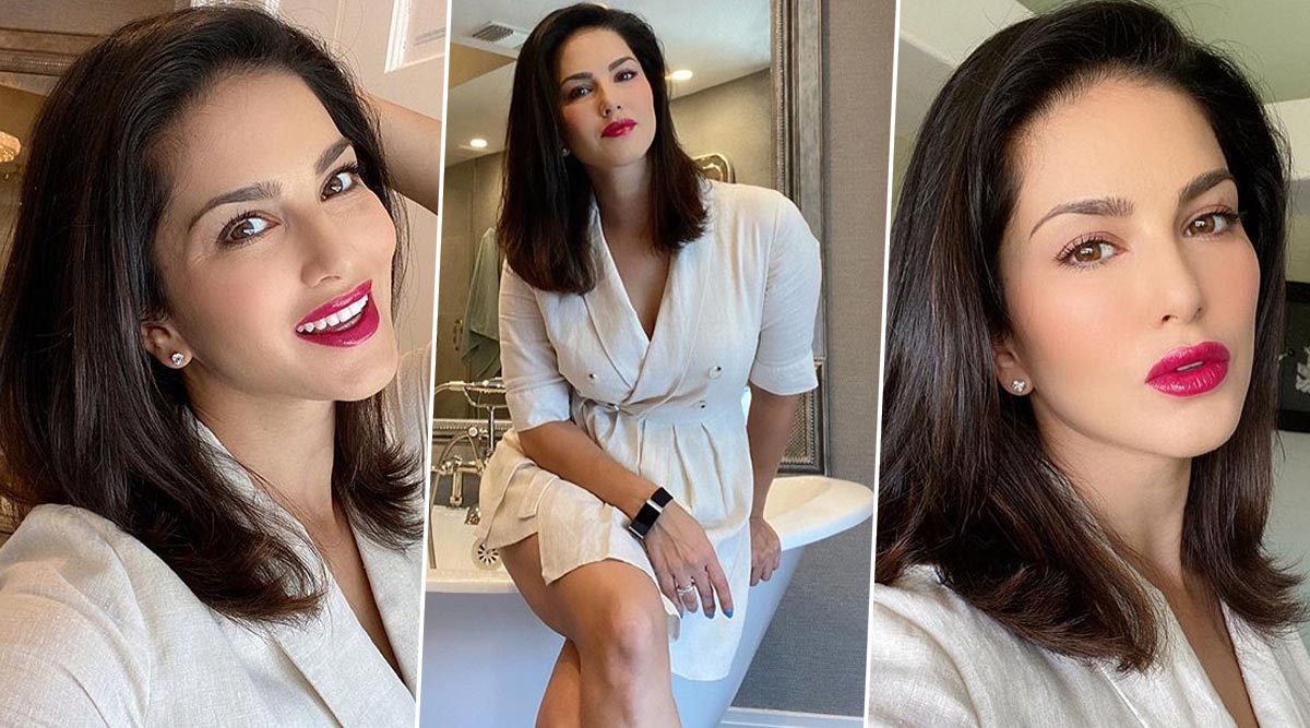 Mouni Roy Xxx Video Dawnlod - Sunny Leone in her White Blazer Dress and Red Lips is Giving Us the  Ultimate Styling Lesson for all Our Future Date Nights (View Pics) | ðŸ‘—  LatestLY