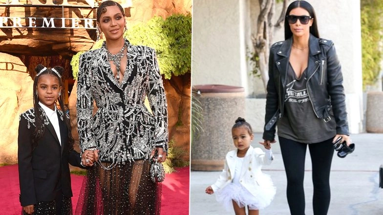 National Daughter's Day 2020: From Kim Kardashian - North West to Beyonce - Blue Ivy Carter, a Look at Hollywood's Most Stylish Mother-Daughter Duos (View Pics)