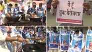 Madhya Pradesh Congress Workers Fry &lsquo;Pakoras&rsquo; in Bhopal as Part of Their Protest Over Unemployment in India; See Pics