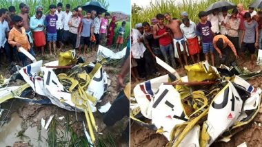 Plane Crash in Uttar Pradesh: TB 20 Aircraft Crashes in Azamgarh, Pilot Dies; Here’s What We Know So Far