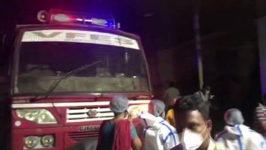 Fire at Vadodara Hospital: Blaze Erupts in COVID-19 Ward of Sir Sayajirao General Hospital, Patients Shifted