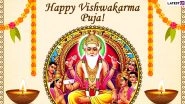 Happy Vishwakarma Puja 2020 Images & HD Wallpapers For Free Download Online: Celebrate Vishwakarma Jayanti With WhatsApp Stickers and GIF Greetings