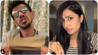 Yuzvendra Chahal Presents a Hilarious Version of ‘Rasode Mein Kaun Tha’ With Fiancee Dhanashree Verma, Chris Gayle Trolls RCB Bowler (Watch Video)
