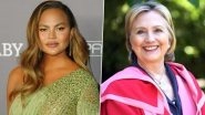 Chrissy Teigen Deletes Certain Video Clips on Twitter After Realising Hillary Clinton Follows Her (Read Tweet)