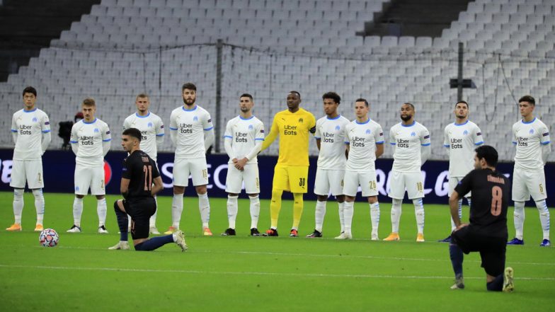 Marseille vs Manchester City UCL Game Sends Shockwaves Among Netizens, After France Ligue 1 Side Failed to Honour #BlackLivesMatter Campaign (Read Tweets)