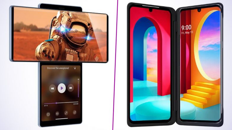 LG Wing &amp; LG Velvet Dual Screen Smartphones Launched, India Prices Start From Rs 36,990