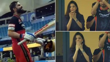 IPL 2020: Mom-to-Be Anushka Sharma Cheering for Virat Kohli During the CSK vs RCB Match Is the Best Thing You’ll See on the Internet Today! (View Pics)