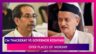 Uddhav Thackeray & Governor Bhagat Singh Koshyari In A Letter War Over Reopening Of Places Of Worship In Maharashtra; ‘Shocked, Surprised’ Sharad Pawar Writes To PM Modi