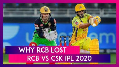 Bangalore vs Chennai IPL 2020: 3 Reasons Why Bangalore Lost To Chennai