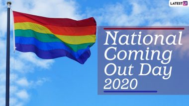 National Coming Out Day 2020 Quotes, Wishes and Messages: Send WhatsApp Stickers, Facebook Images and Greetings to Celebrate Coming Out as a Queer