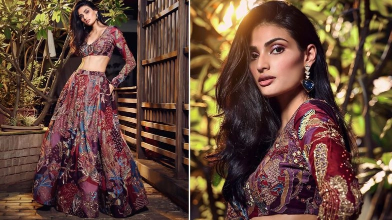 Lakme Fashion Week 2020: Athiya Shetty Turns Muse for Aisha Rao and her Stunning Red Lehenga Should be Bookmarked by all Millennial Brides-to-Be (View Pics)