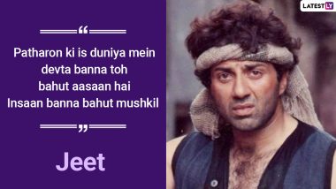 Sunny Deol Birthday Special: 5 Movie Dialogues Of The Actor That Are Explosive AF