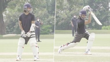 Jersey: Shahid Kapoor Is Mastering the Cover Drive Shot with Early Morning Practise (Watch Video)