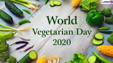 World Vegetarian Day 2020 HD Images and Wallpapers for Free Download Online: WhatsApp Stickers, Facebook Messages and GIF Greetings to Send to the Veg Lovers!
