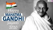 Gandhi Jayanti 2020 Images & HD Wallpapers for Free Download Online: Wish on Bapu&rsquo;s 151st Birth Anniversary With WhatsApp Stickers, Quotes, Facebook Photos and GIF Greetings