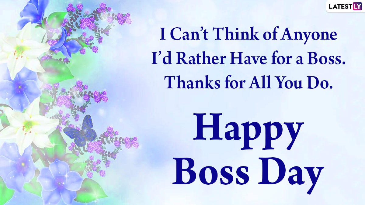 Happy National Boss Day 2020 Messages: WhatsApp Stickers, Facebook ...