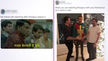 Lalit From Mirzapur 2 Funny Memes & Jokes Online: Cuss Word Used With Name in the Amazon Hit Series Gets Hilarious Reactions on Social Media