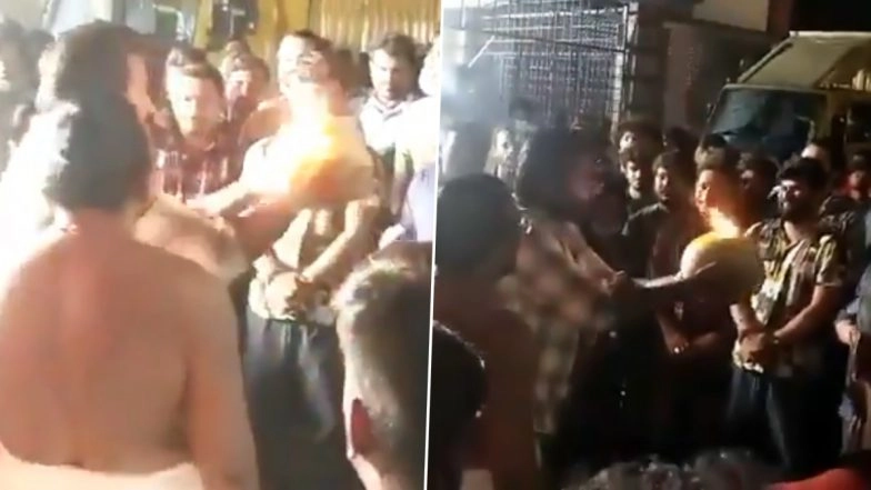 Tughlaq Durbar Actor Vijay Sethupathi Celebrates Vijayadashami With The Team! (Watch Video)