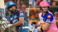 Mumbai Indians vs Rajasthan Royals, IPL 2020 Toss Report and Playing XI Update: Kartik Tyagi, Yashasvi Jaiswal Come in For RR As Rohit Sharma Opts to Bat First