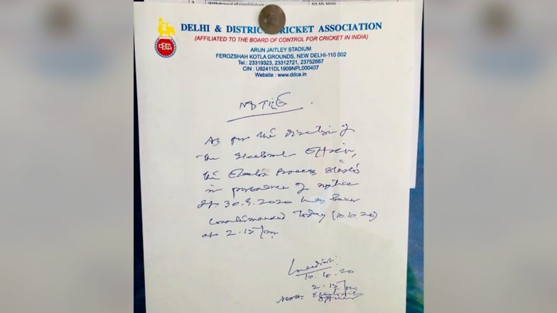 DDCA Elections for Six Posts Cancelled Due to Secretary’s Irresponsible and Illegal Activities