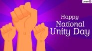 Rashtriya Ekta Diwas 2020 HD Images, Greeting and Sardar Vallabhbhai Patel Quotes: Twitter Shares National Unity Day Wishes, Messages, Pictures & Videos to Celebrate the Day