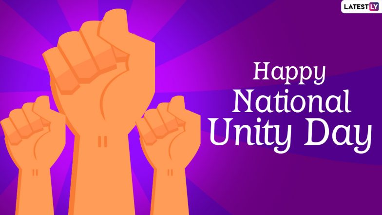 National Unity Day 2020 Wishes and HD Images: WhatsApp Stickers ...