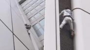 Alain Robert, &lsquo;French Spider-Man&rsquo; Lands in Trouble After He Illegally Climbed Frankfurt Skyscraper Deutsche Bahn in Germany (Watch Video)