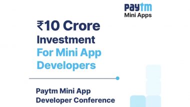 Paytm Announces Rs 10 Crore Fund for Mini App Developers in India