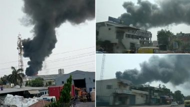 Ahmedabad Fire: Huge Blaze Erupts at Chemical Factory in Tulip Estate