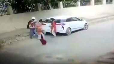 21-Year-Old Woman Shot Dead Outside Faridabad College, Watch Video of the Horrific Incident