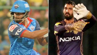 Delhi Capitals vs Kolkata Knight Riders, IPL 2020 Toss Report and Playing XI Update: Ravi Ashwin Comes in For DC As Dinesh Karthik Opts to Field First